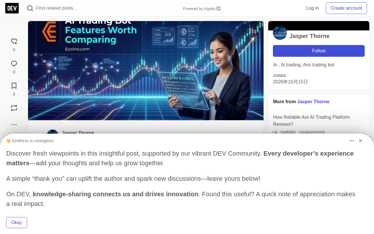 AI交易机器人免费试用前必须检查的功能清单