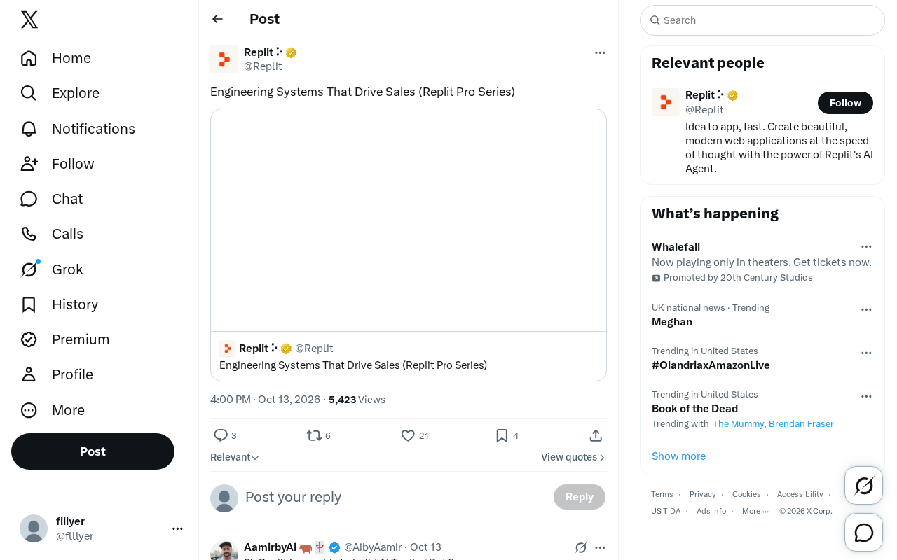 Replit Pro Series discussion on engineering systems that drive sales
