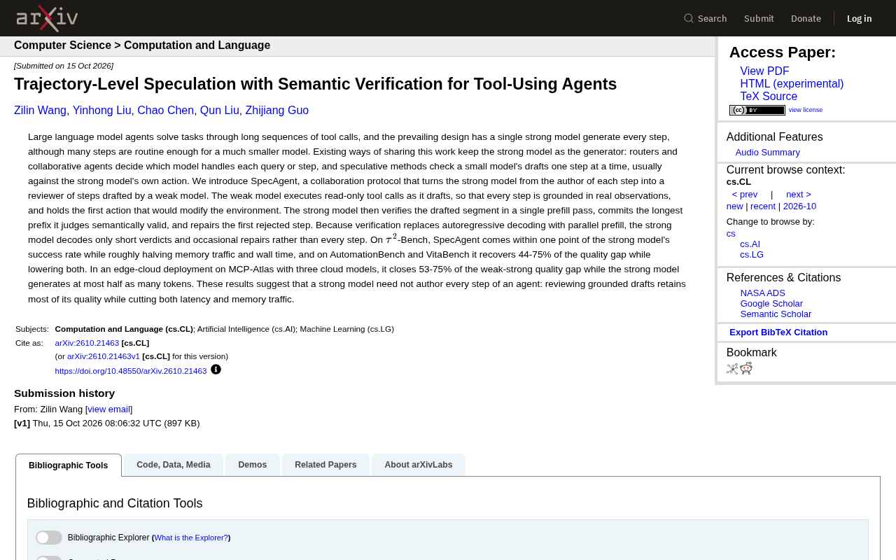 SpecAgent: Turning Strong Models into Reviewers Cuts Tool-Agent Inference Costs in Half