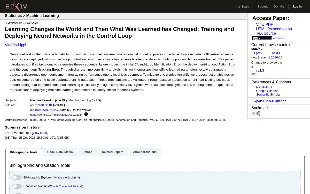 Offline-Trained Neural Networks Fail in Control Loops? This Paper Offers a Systematic Explanation