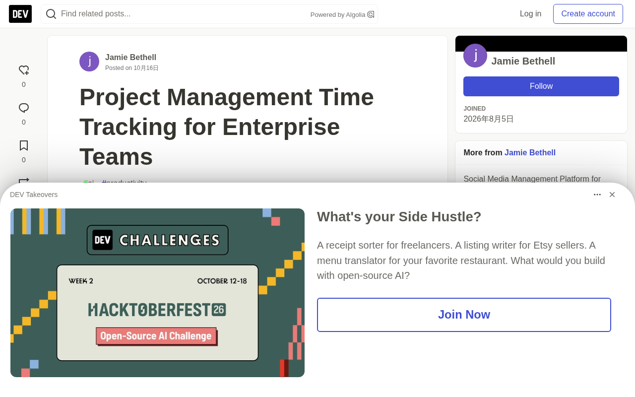 Enterprise Project Management Time Tracking: Can ZoikoTime Solve the Timesheet Challenge?