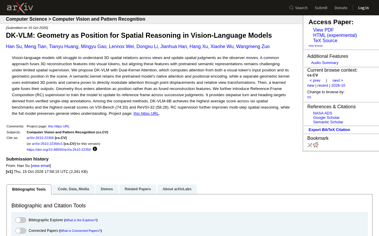 DK-VLM: Treating Geometry as Position to Crack VLM Spatial Reasoning