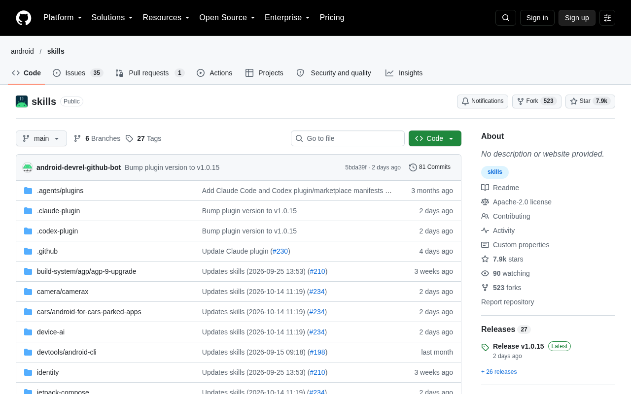 android/skills: A Deep Dive into the 7,869-Star Android AI Skills Library