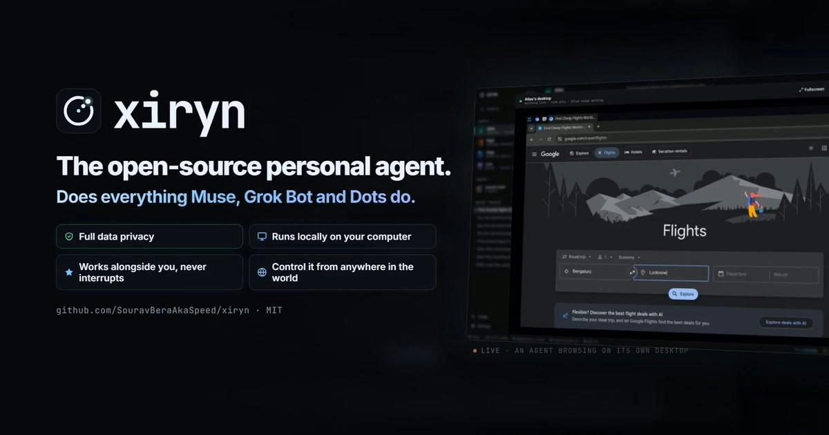 Xiryn: The Open-Source Personal AI Assistant That Runs on Your Local Computer