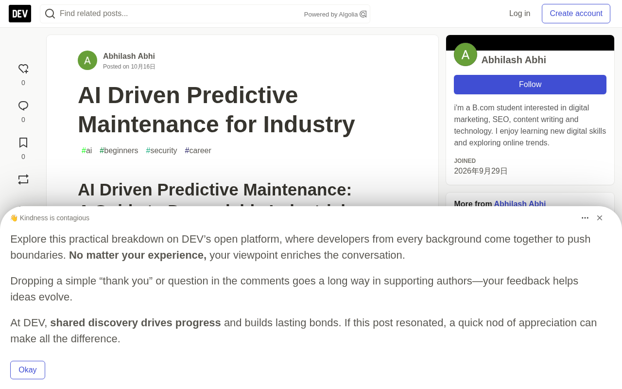 AI-Driven Predictive Maintenance: A Practical Guide to Intelligent Industrial Equipment Operations