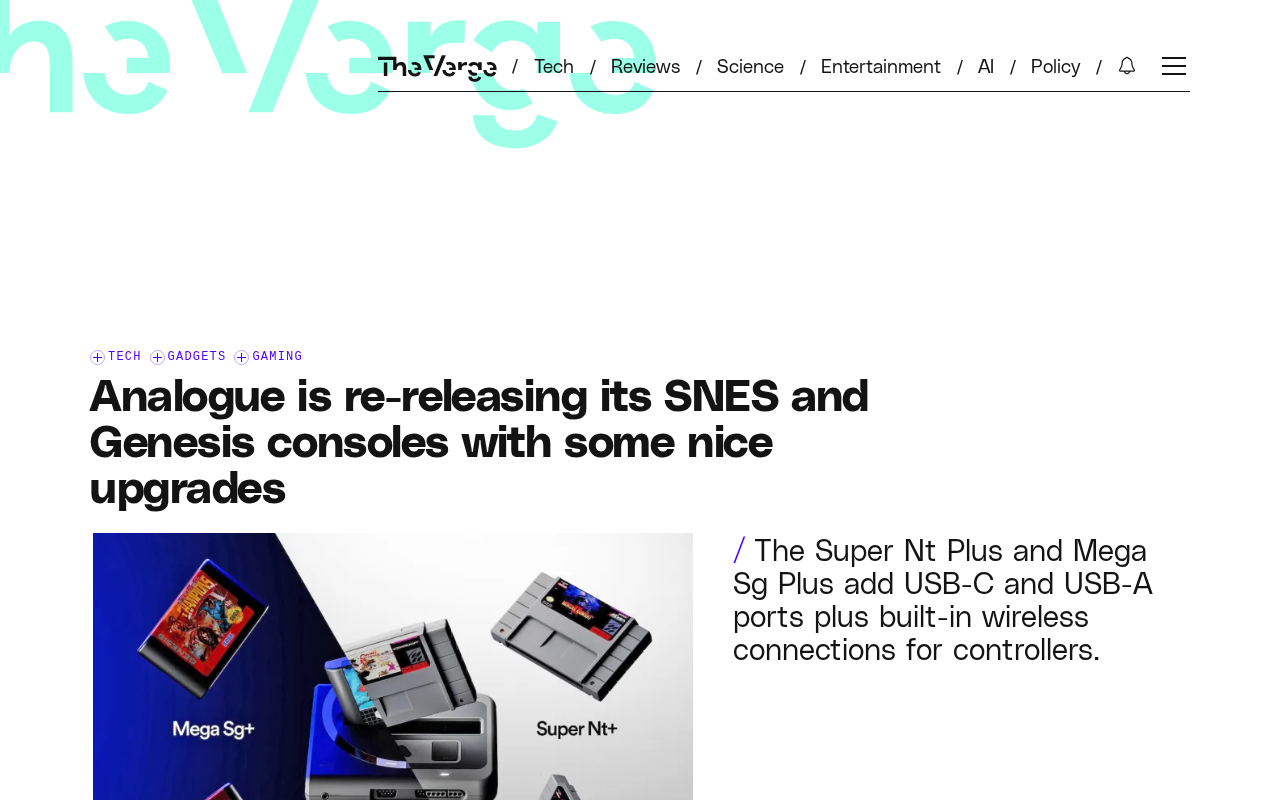 Analogue Unveils Super Nt Plus and Mega Sg Plus Retro Consoles with Built-in Wireless Connectivity