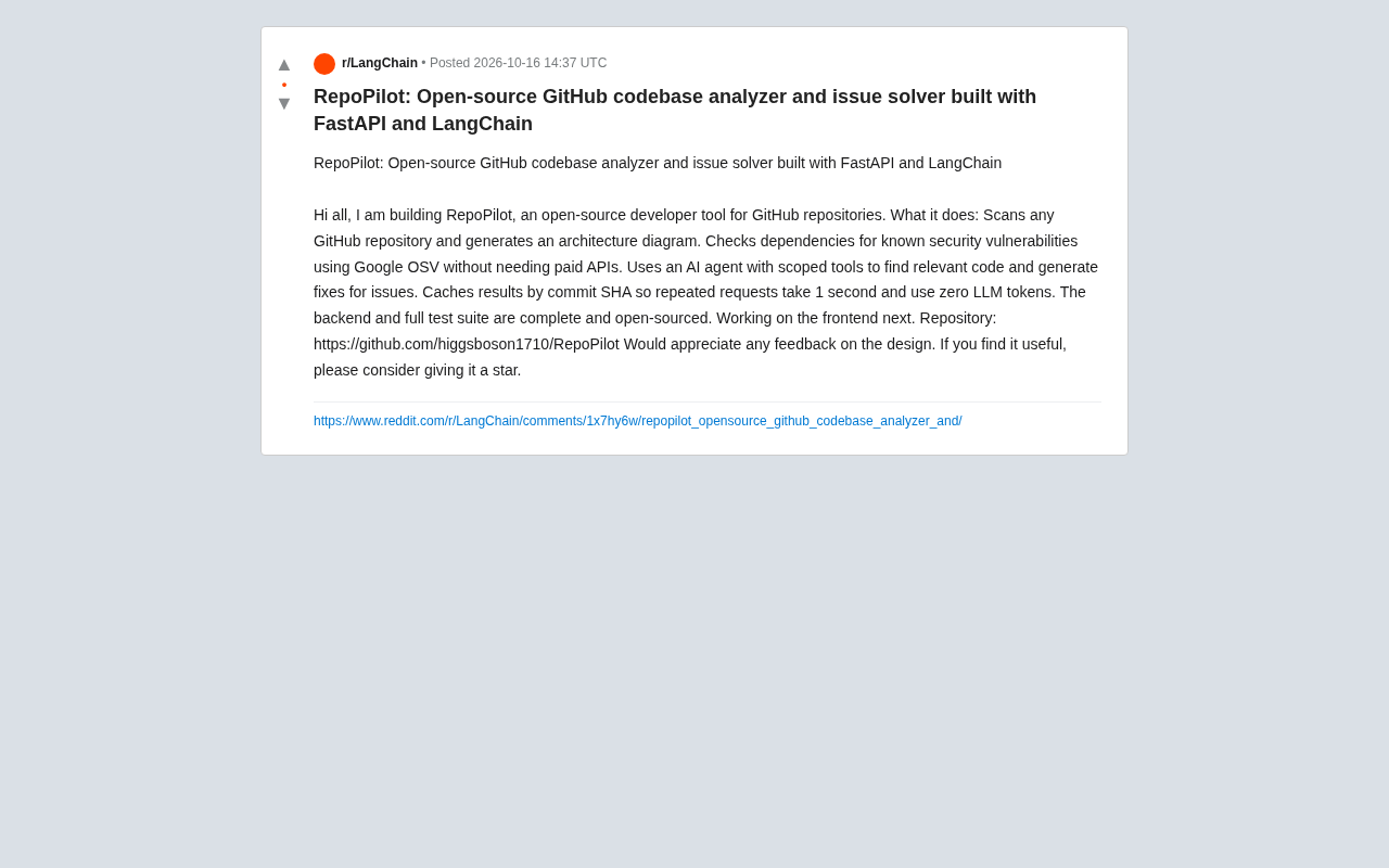 RepoPilot:开源GitHub代码分析与问题修复工具