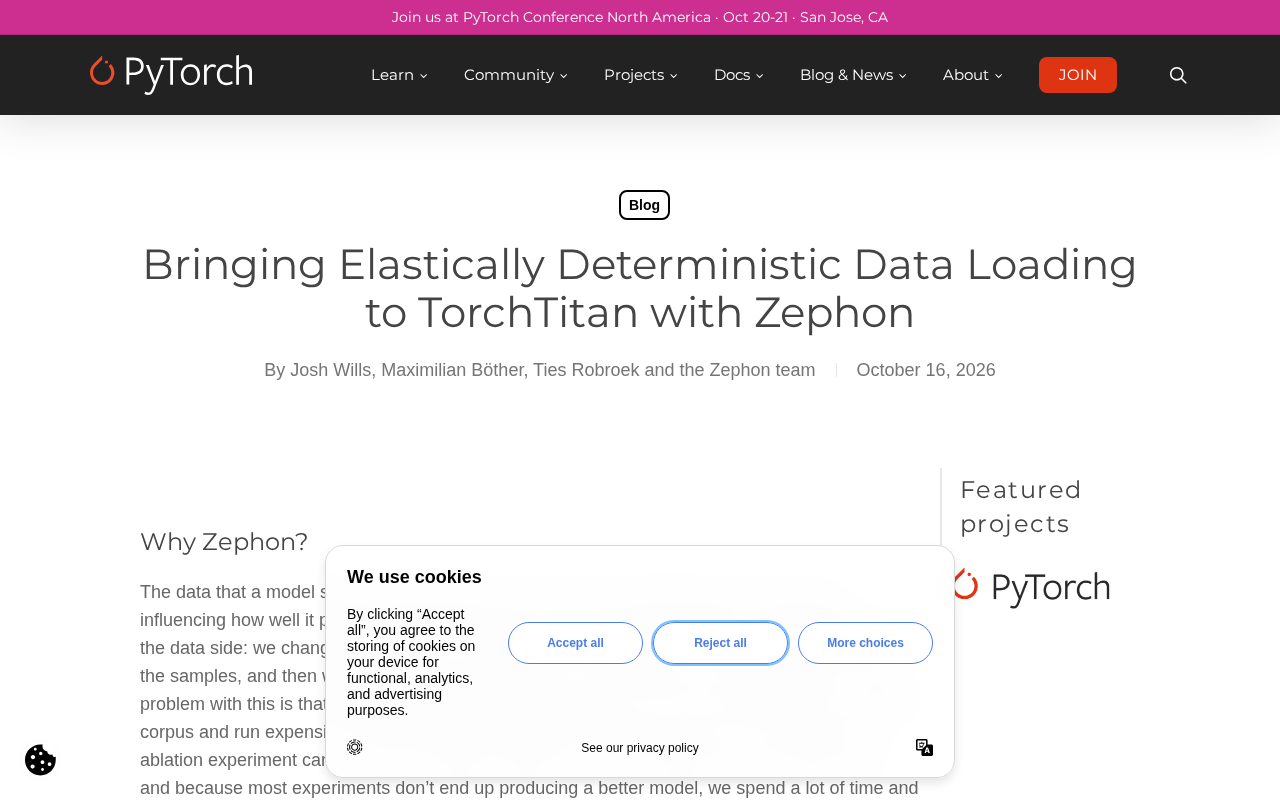 Zephon Brings Elastically Deterministic Data Loading to TorchTitan