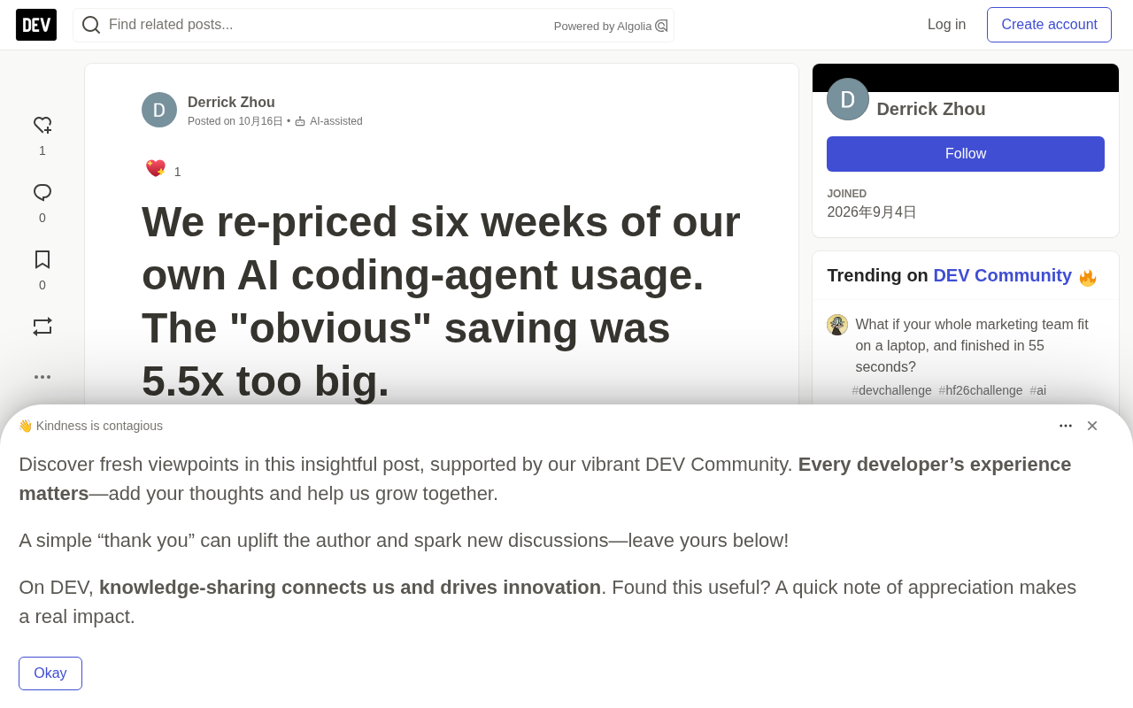 Six-Week Cost Audit of an AI Coding Agent: Cache Reads Account for 66%, and Savings from Migrating to Newer Models Were Overestimated by 5.5x