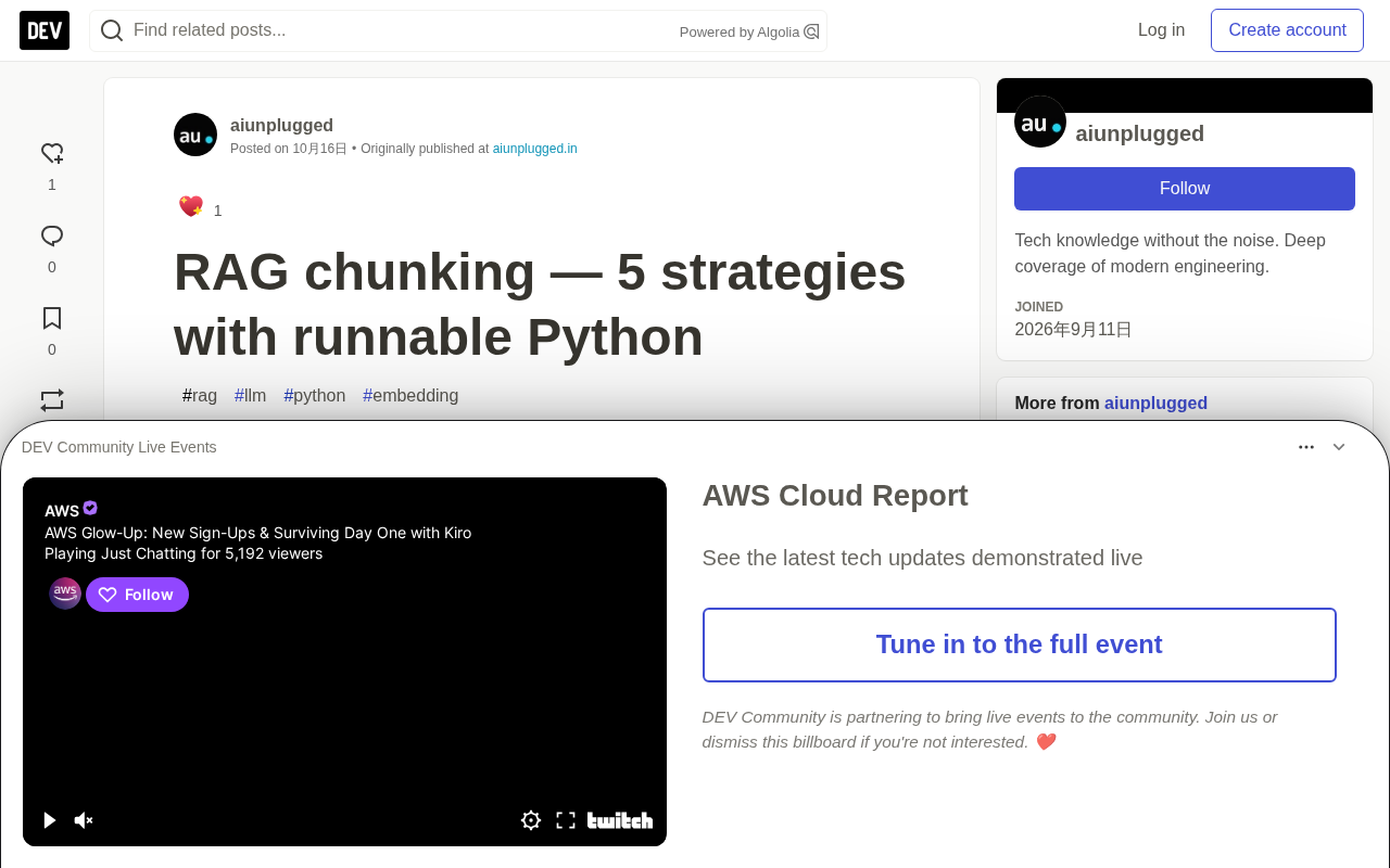 RAG Chunking Strategies in Practice: 5 Runnable Python Solutions