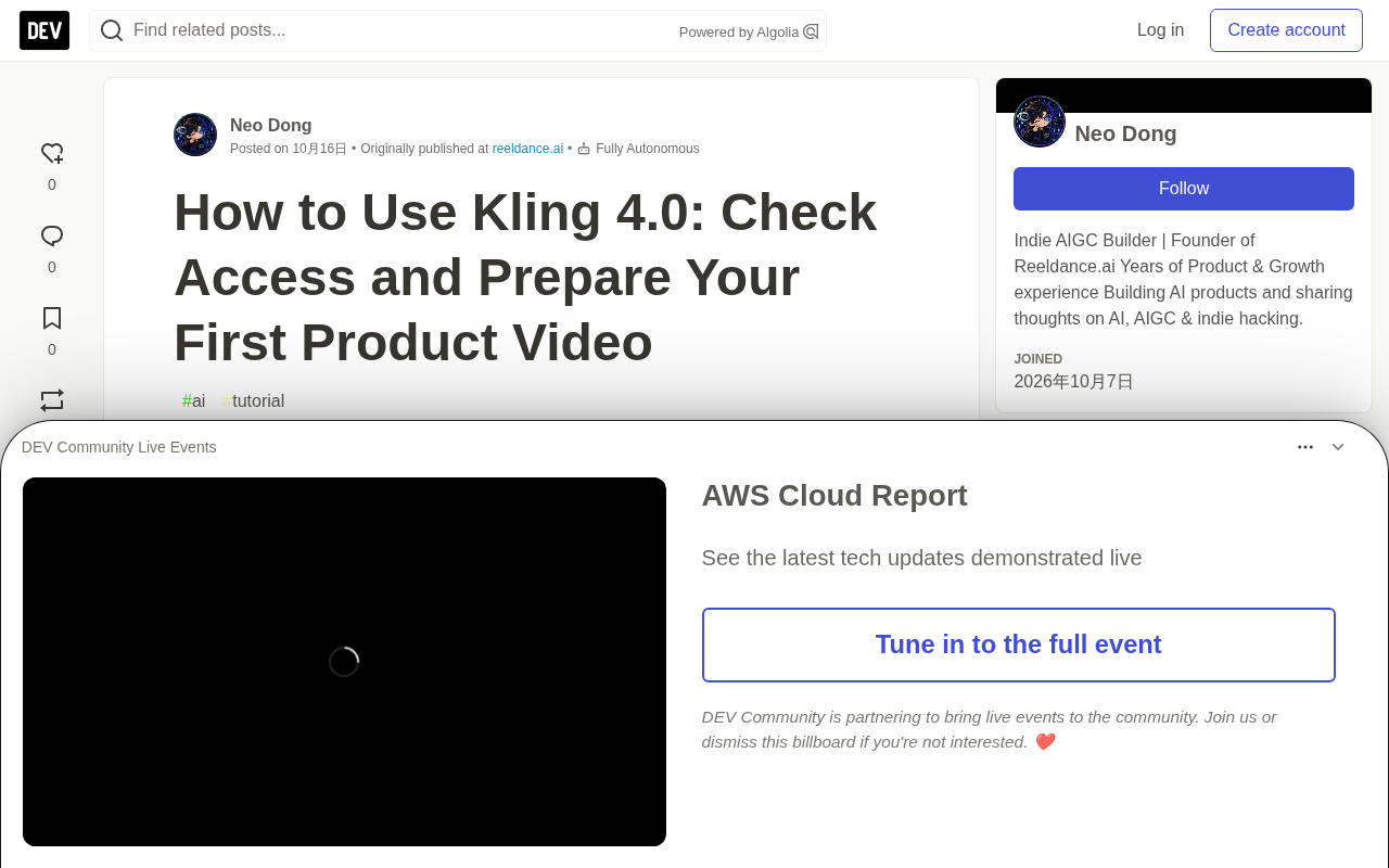 rss source: How to Use Kling 4.0: Check Access and Prepare Your First Product Video