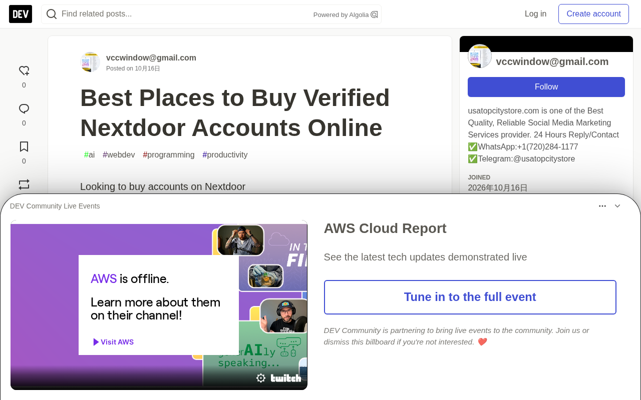 Buying Verified Nextdoor Accounts: Scams and Risks Explained