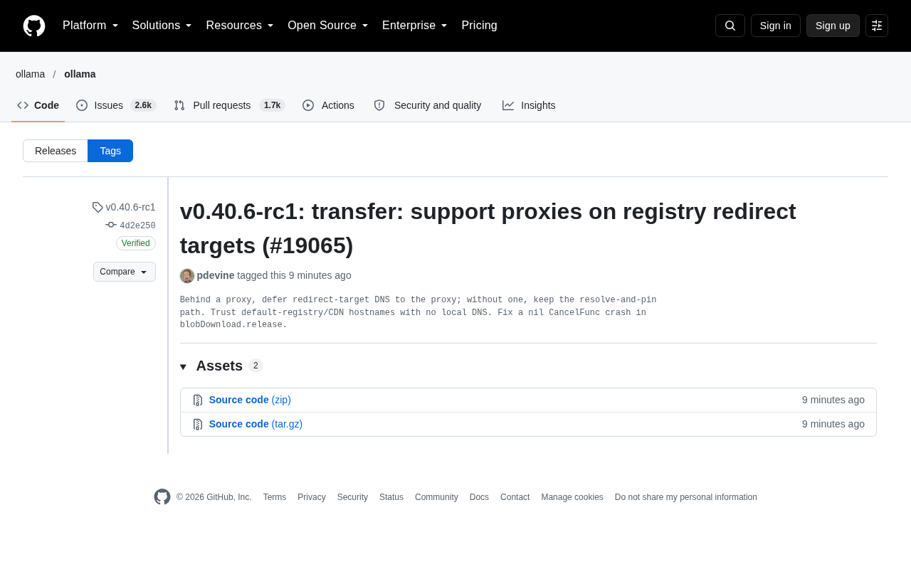 v0.40.6-rc1:传输层支持代理重定向目标