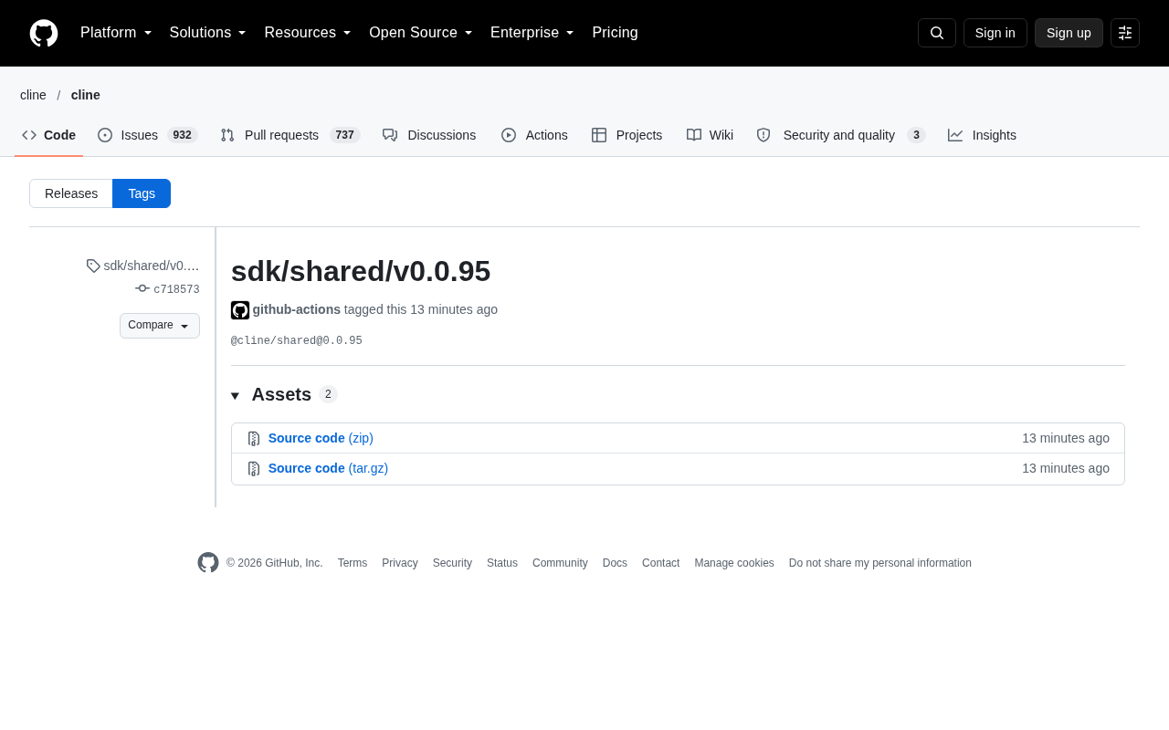 Cline Releases @cline/shared 0.0.95: A Minor Iteration of the AI Coding Tool SDK