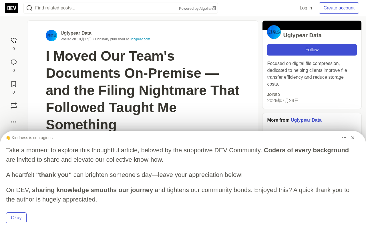 The Archiving Nightmare I Hit After Moving Docs Back On-Prem, and a Three-Step Fix