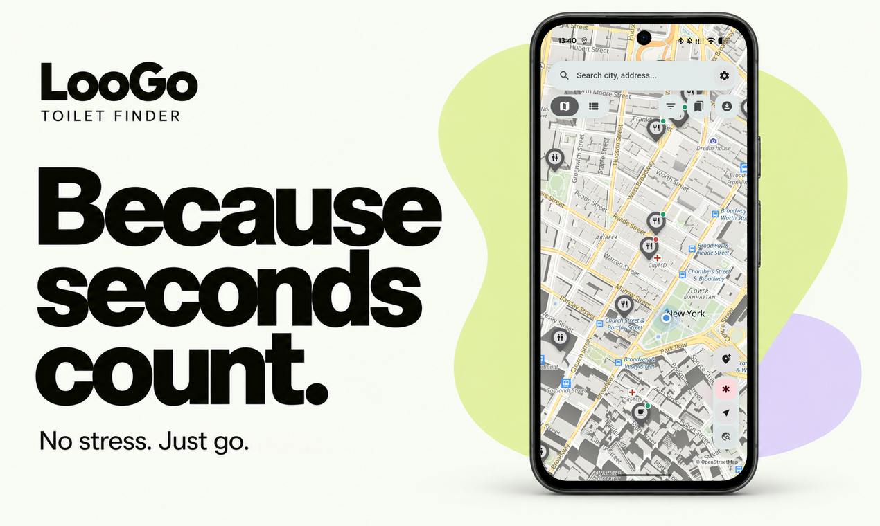 LooGo app interface screenshot