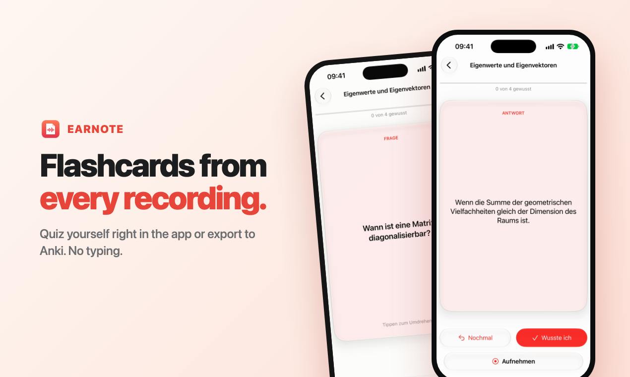 Earnote:本地运行的智能笔记工具,支持Whisper转录与任务生成