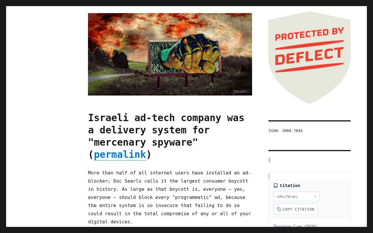 Ad-Tech Company Exposed as a Mercenary Spyware Delivery System