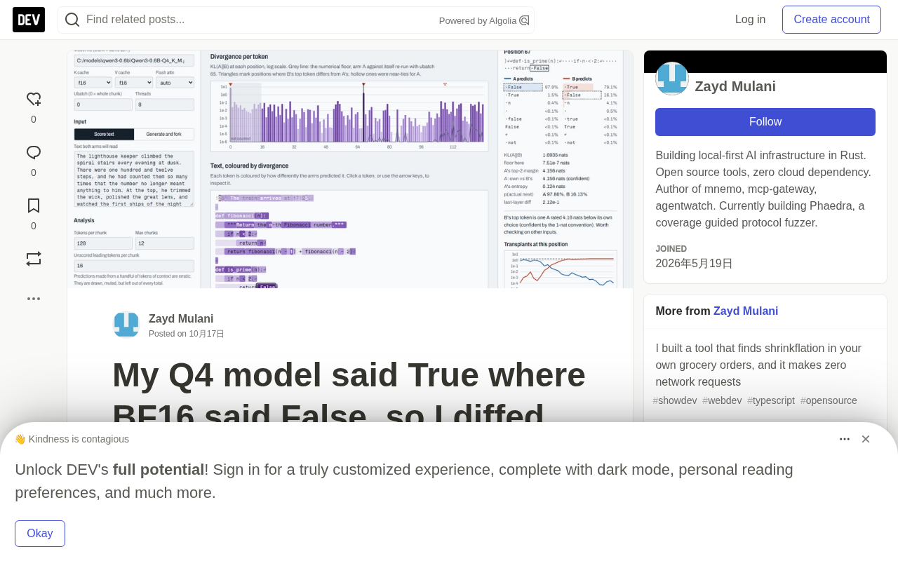 Layer-by-Layer Breakdown of Q4 Quantized Models: Where Do BF16 and Q4_K_M Differences Come From