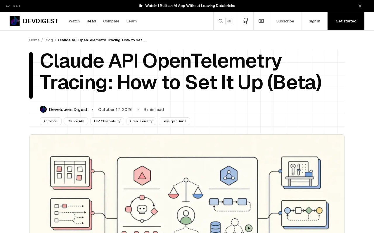 Claude API OpenTelemetry Tracing: A Step-by-Step Configuration Guide