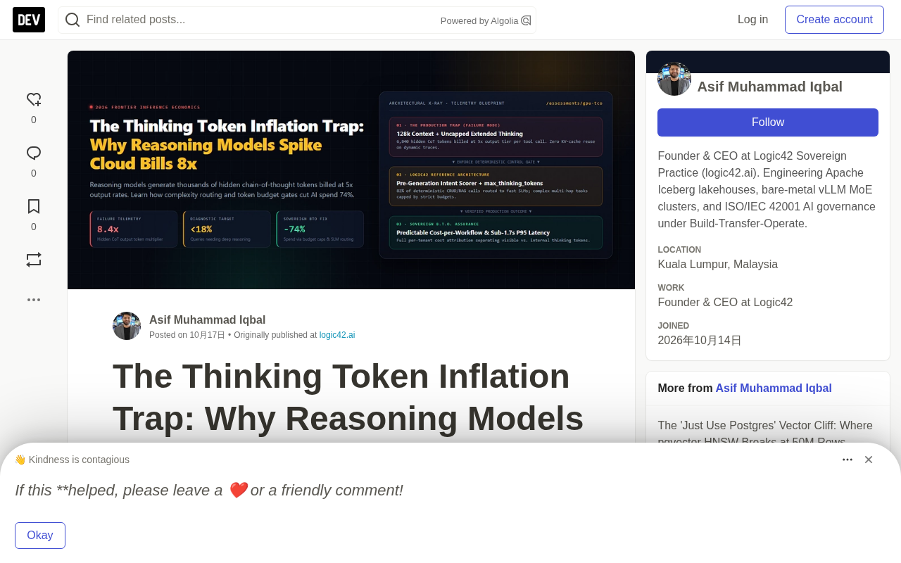 How Do Hidden Tokens in Reasoning Models Make Cloud Bills Spike 8x?