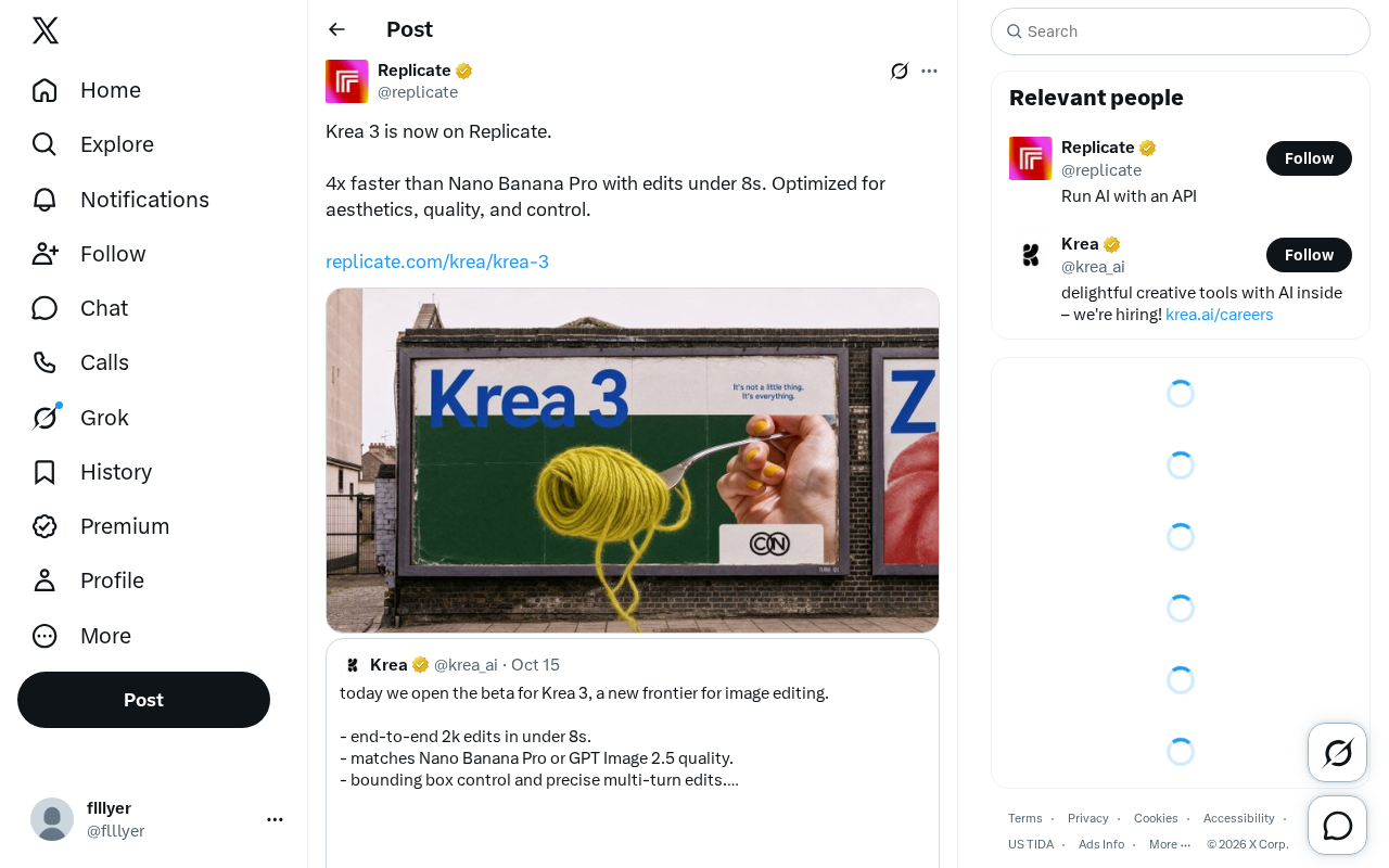 Krea 3登陆Replicate:图像编辑8秒内完成,速度超Nano Banana Pro四倍