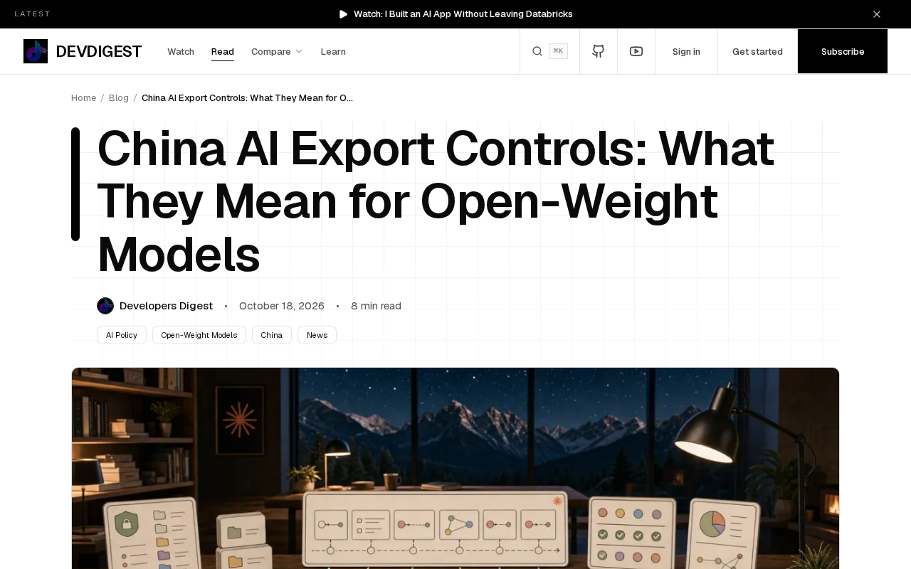China's AI Export Control Draft: How Will Open-Source Weight Models Be Affected?