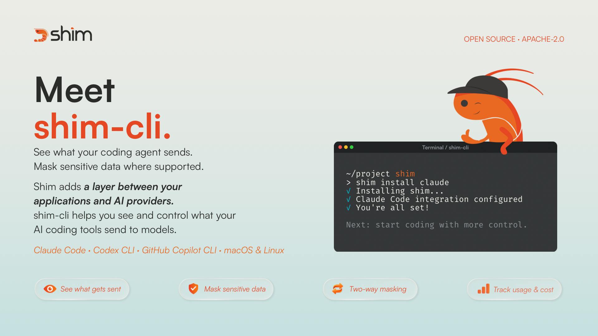 shim-cli: A Privacy Guardrail for AI Coding Agents