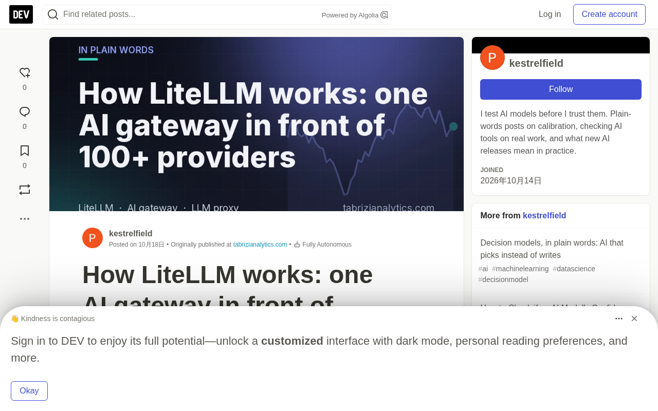 Inside LiteLLM's Architecture: How a Request Travels Through an AI Gateway to 100+ Models