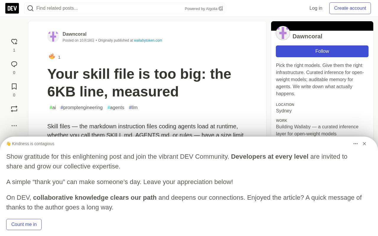 Tested: When Skill Files Exceed 6KB, Model Output Failure Rates Double