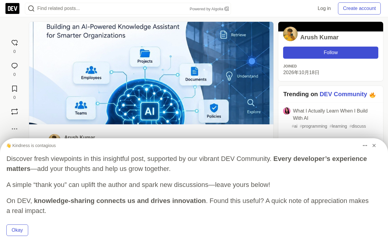 Company Brain: Building an Enterprise Intelligent Knowledge Assistant with Knowledge Graphs and AI Agents