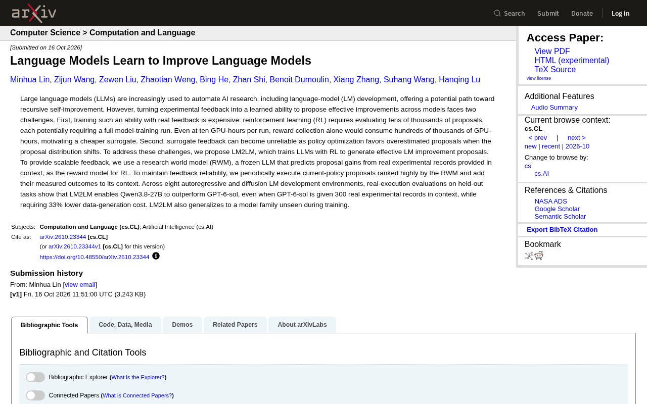 LM2LM research overview
