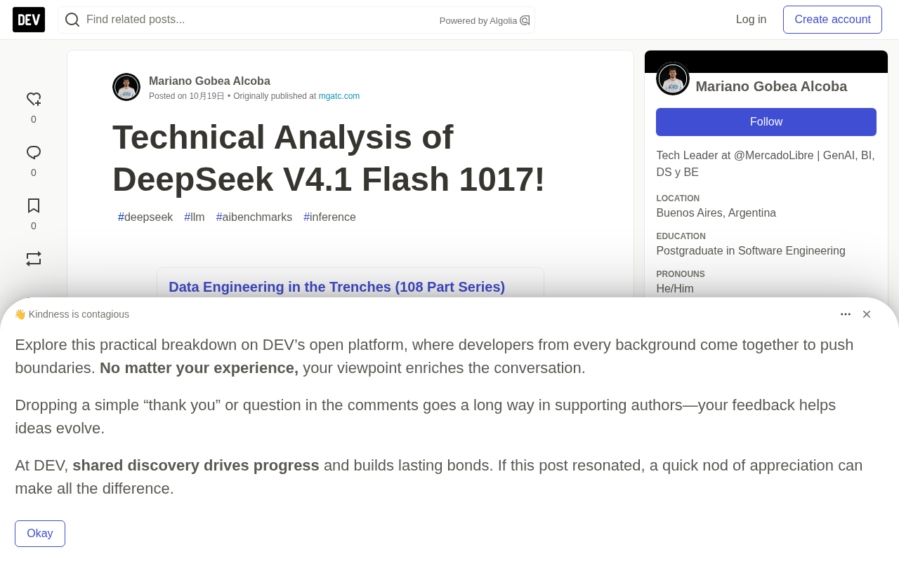 DeepSeek V4.1 Flash 1017 Technical Breakdown: How the MoE Architecture Breaks Through the Throughput Bottleneck