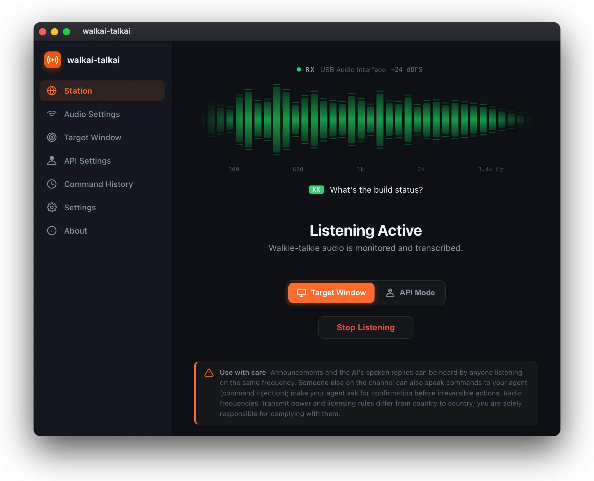Commanding AI to Write Code via Walkie-Talkie: A walkai-talkai Hands-On