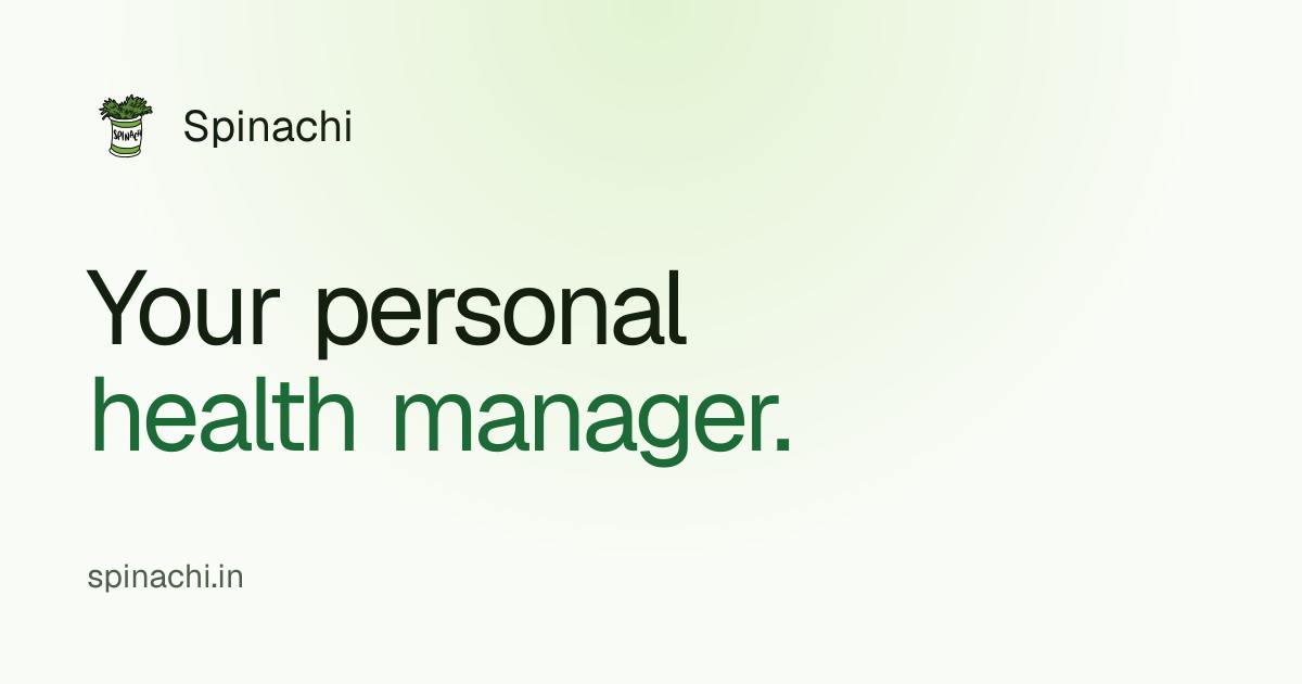 Spinachi AI:WhatsApp上的个人健康管理助手