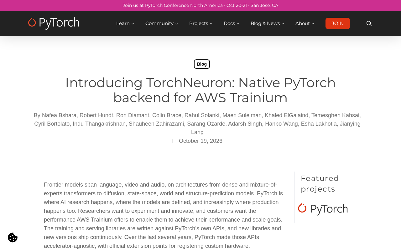 PyTorch 官方博客发布 TorchNeuron 公告
