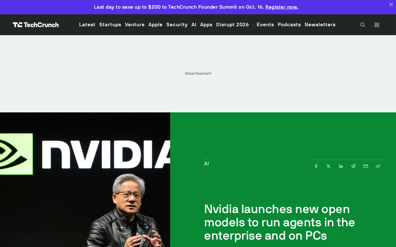 NVIDIA Pushes Open Models to Bring AI Agents to Enterprises and PCs