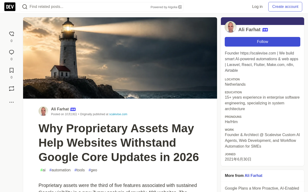 Proprietary Assets: A New SEO Strategy for Withstanding Google Core Updates