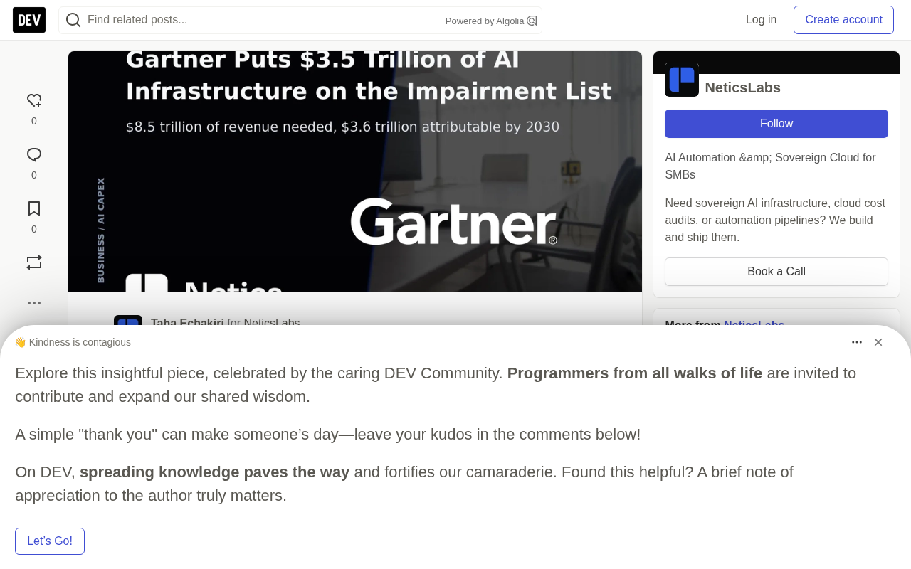 Gartner: AI Infrastructure Needs $8.5 Trillion in Revenue, With a Gap Exceeding $3.5 Trillion
