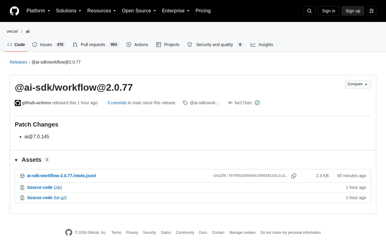rss source: @ai-sdk/workflow@2.0.77