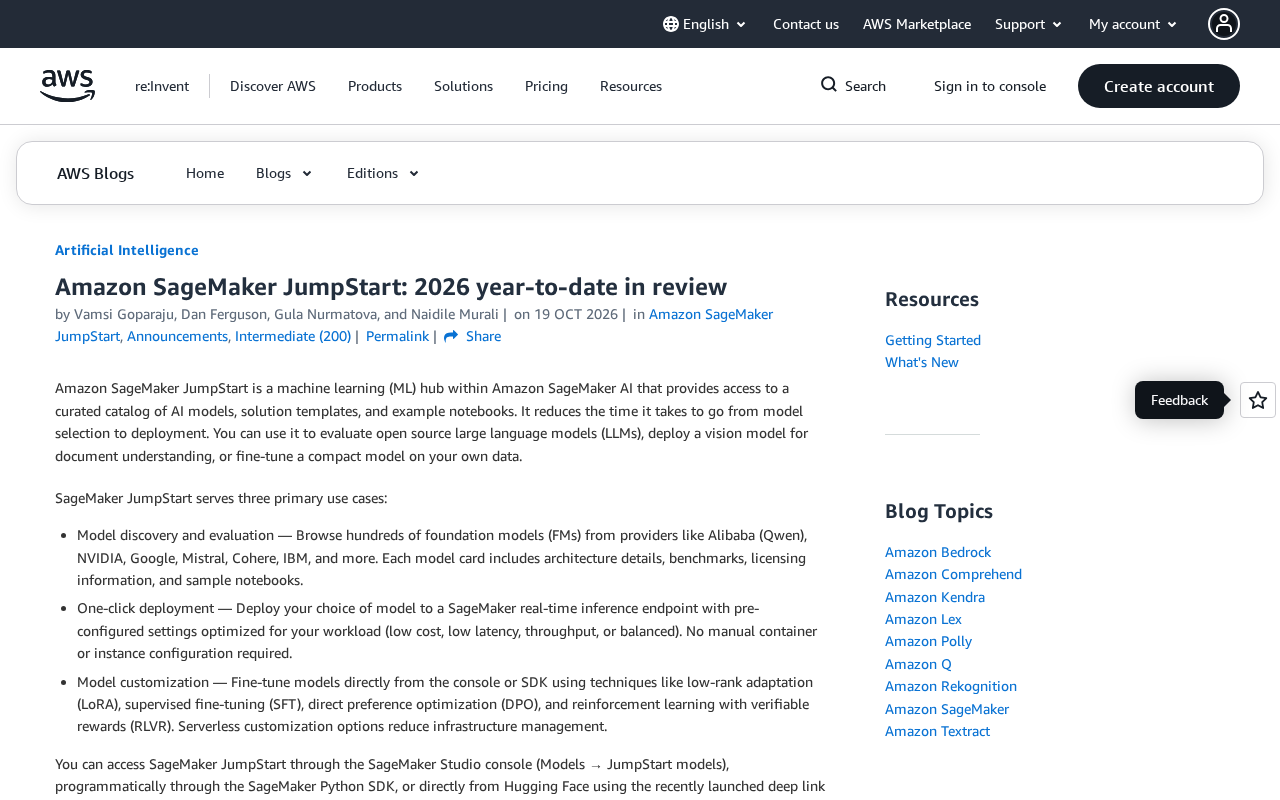 SageMaker JumpStart First Three Quarters Review: Over 100 New Models Added
