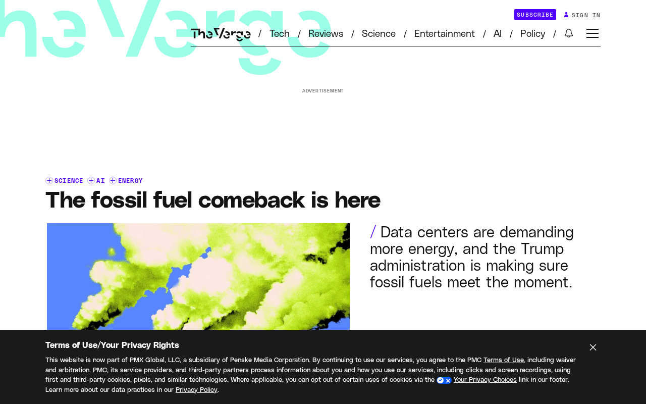 The Return of Fossil Fuels: A Decade of Shift in US Energy Infrastructure