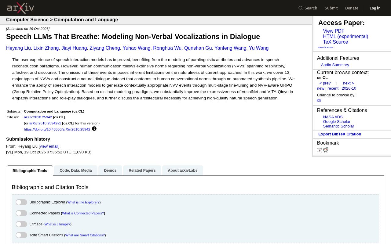 Teaching Speech LLMs to Breathe: New Progress in Non-Verbal Vocalization Modeling
