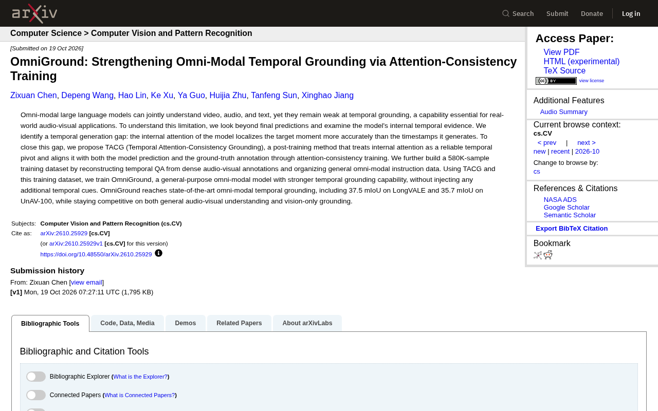 OmniGround: Closing the Omni-Modal Temporal Grounding Gap with Attention-Consistency Training