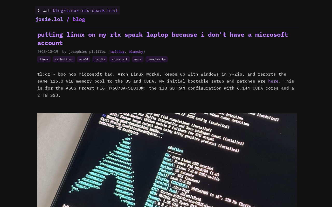 拒用微软账户,我为何给RTX Spark笔记本装上Linux