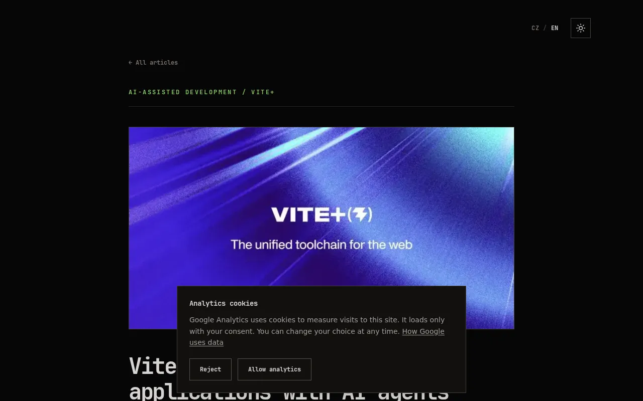 Vite+:AI Agent开发的高效工具链