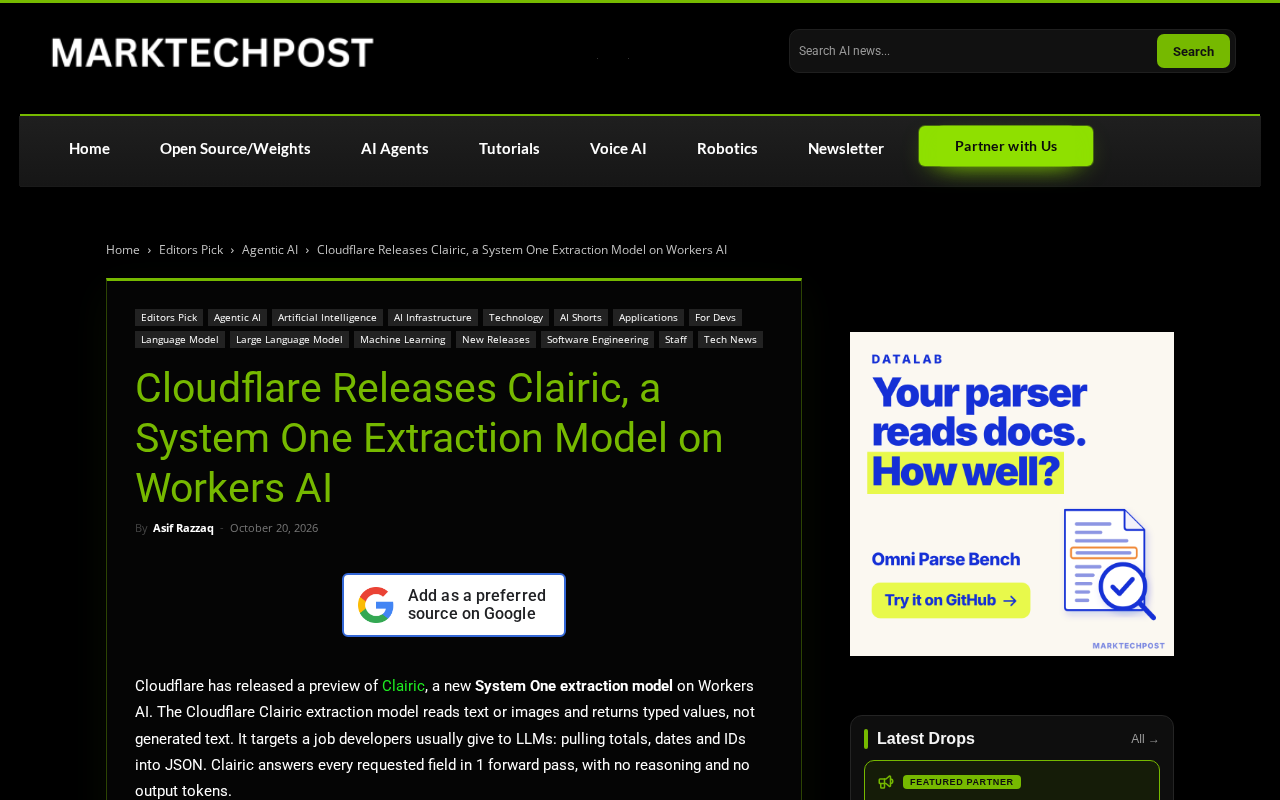 Cloudflare推出Clairic:一次前向传播搞定结构化提取