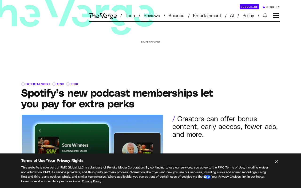 Spotify播客会员订阅上线,创作者变现新路径