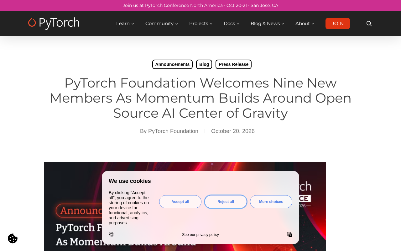 PyTorch Foundation Adds Nine New Members, Shifting the Open Source AI Landscape