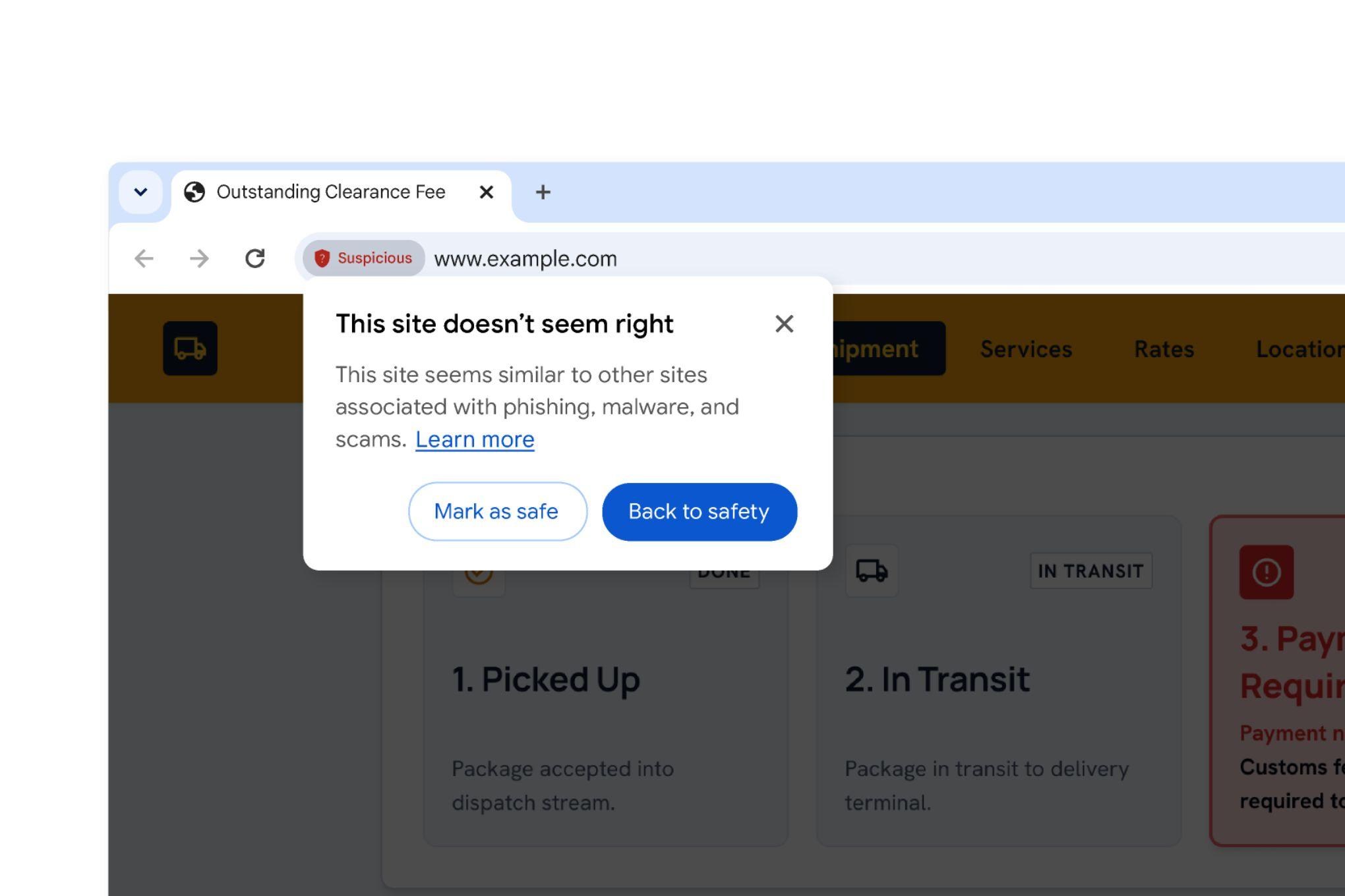 Chrome 新增可疑站点警告:增强保护模式再升级